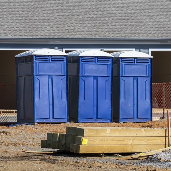 are there any restrictions on what items can be disposed of in the portable toilets in Stockton Maryland